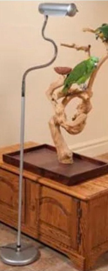 UVvloerlamp voor vogels, incl lamp, Dieren en Toebehoren, Ophalen, Gebruikt, Verlichting