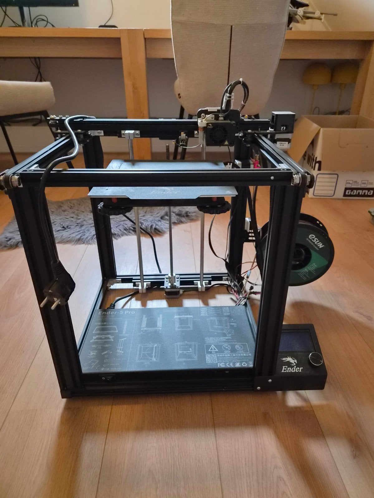 Creality Ender 5 Pro 3D printer, Ophalen, Zo goed als nieuw, Filament, Creality Ender 5 pro