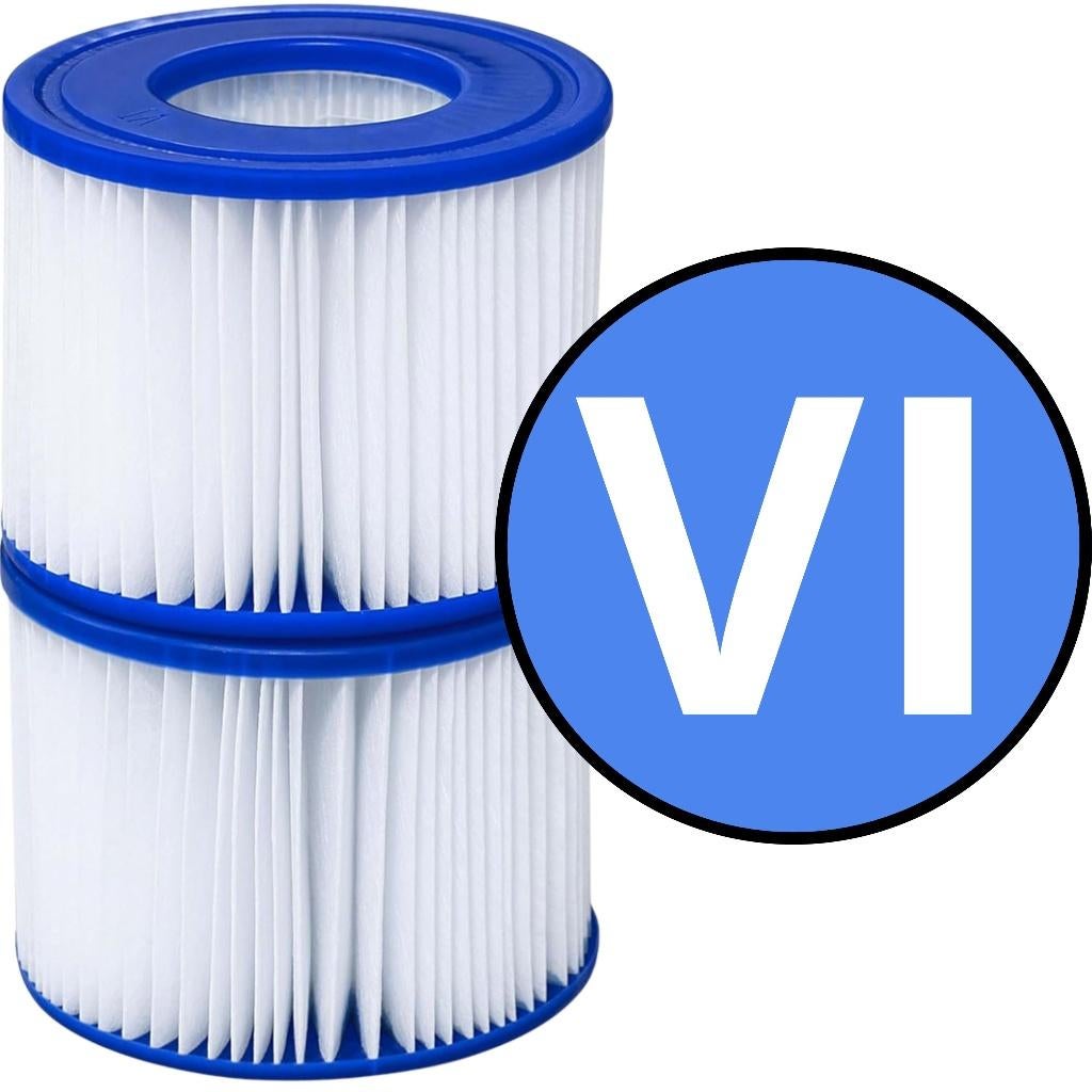 Jacuzzifilters VI - Geschikt voor Bestway Lay-Z-Spa Jacuzzi, Tuin en Terras, Zwembad-toebehoren, Nieuw, Filter, Ophalen of Verzenden