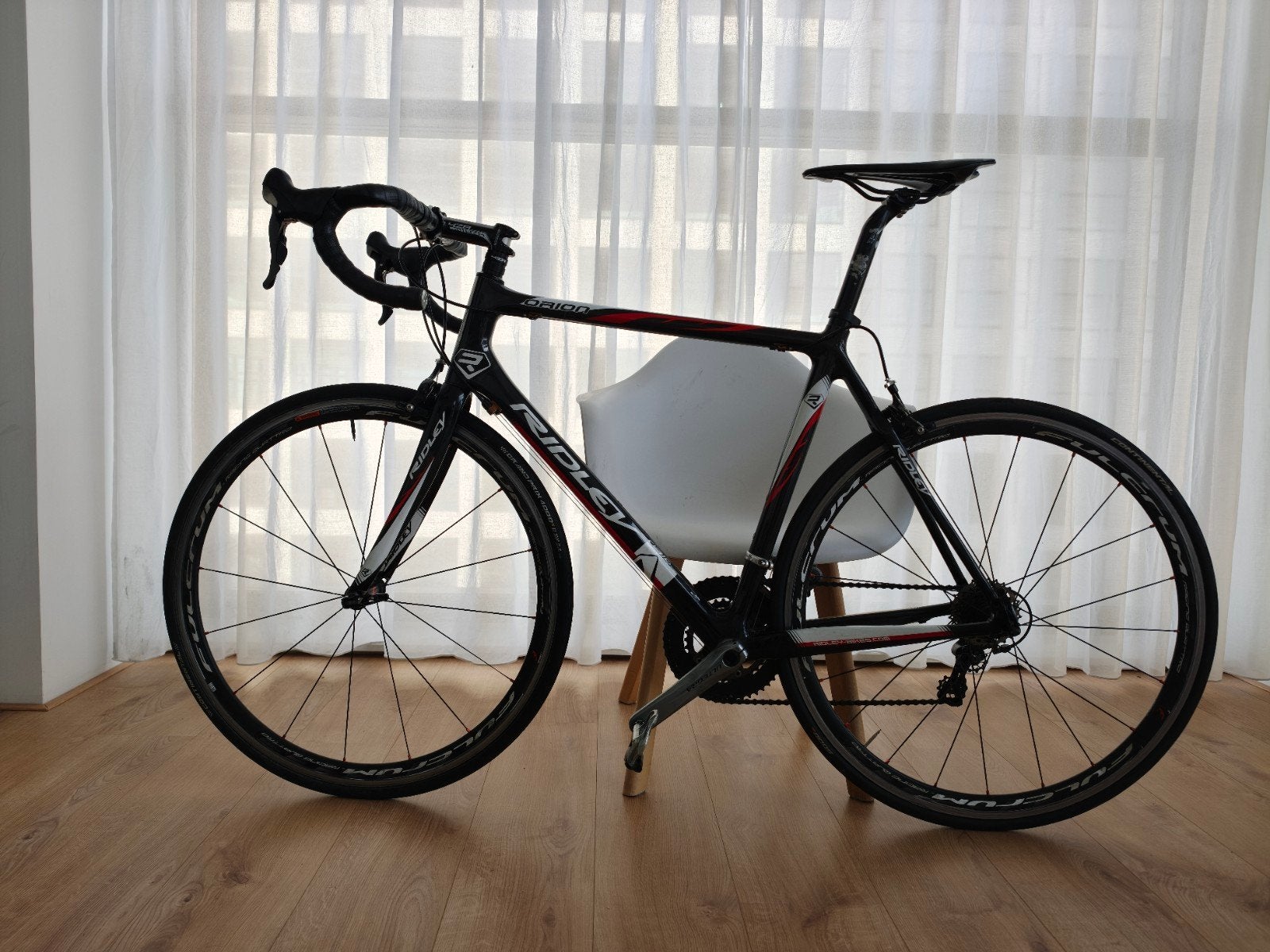 Ridley Orion Carbon Racefiets | Shimano Ultegra | Fulcrum, 28 inch, Gebruikt, Carbon, 57 tot 61 cm