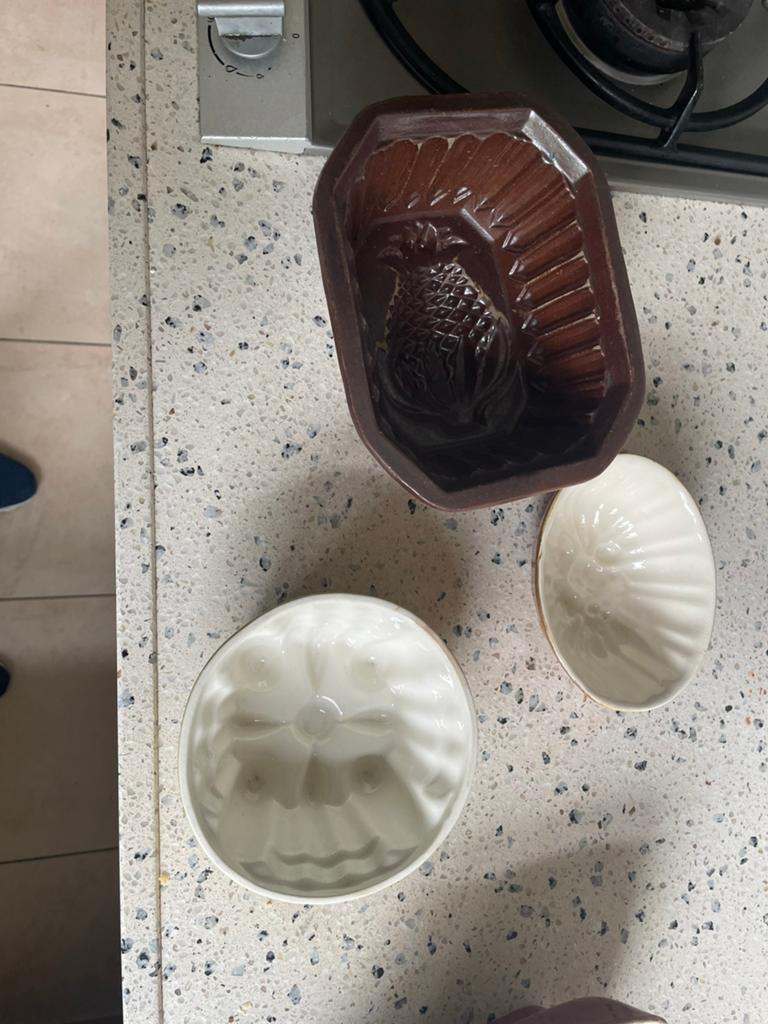 Diverse puddingvormen vintage, Ophalen of Verzenden