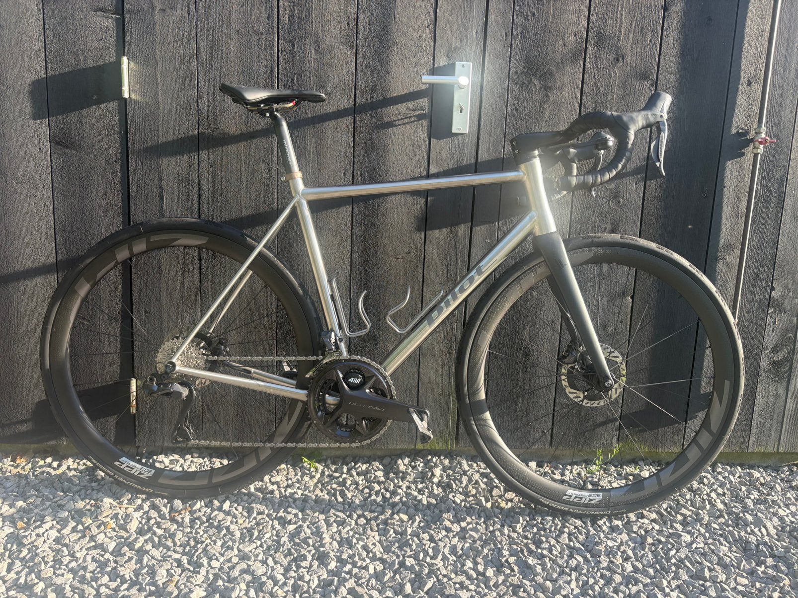 Pilot Celes titanium Ultegra Di2 mt 56, Carbon, Zo goed als nieuw, Meer dan 20 versnellingen, 53 tot 57 cm