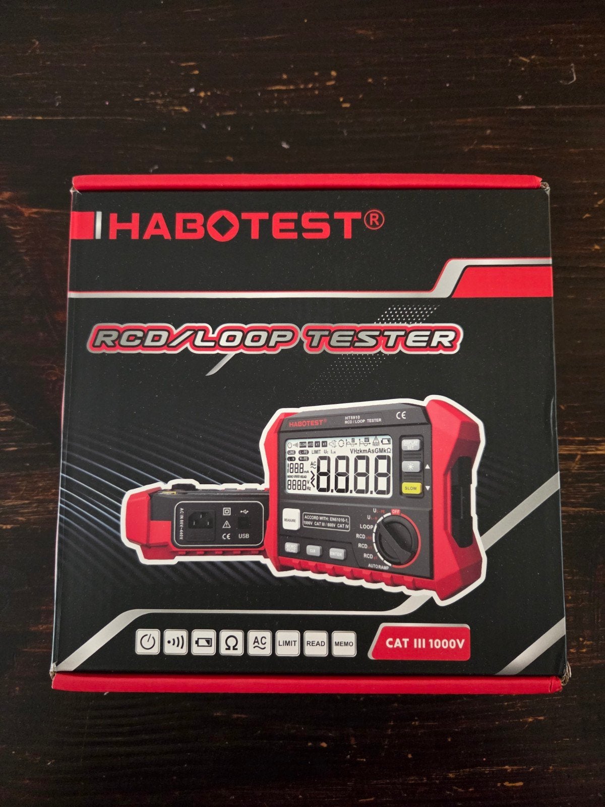 Habotest HT5910 RCD/Loop Tester - Nieuw, Ophalen of Verzenden, Nieuw, Elektriciteit