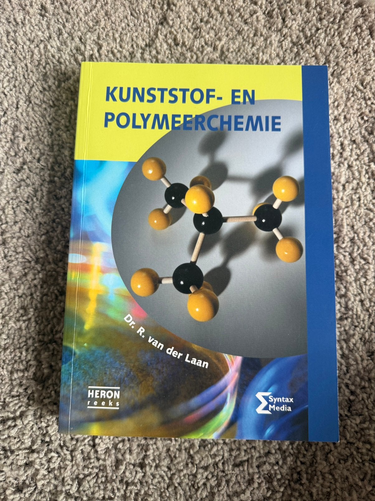 Kunststof- en polymeerchemie, R. van der Laan, Ophalen of Verzenden, Zo goed als nieuw, Nederlands