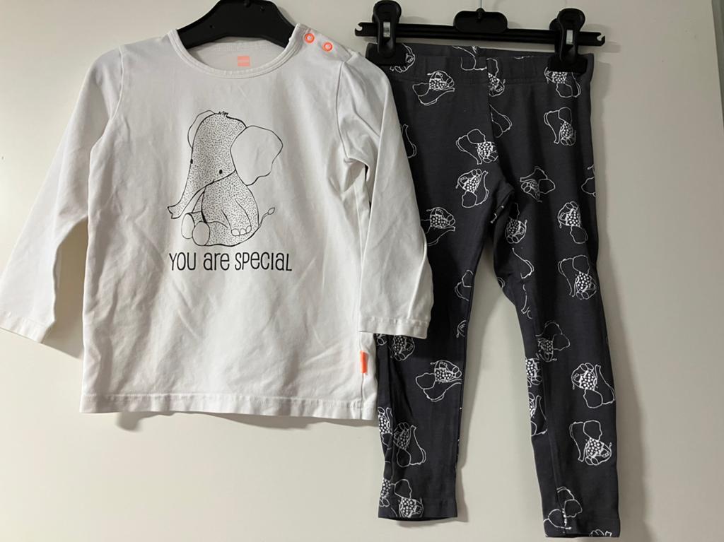 Nette olifanten pyjama hema maat 86/92, Kinderen en Baby's, Babykleding | Maat 86, Ophalen of Verzenden, Zo goed als nieuw, Jongetje
