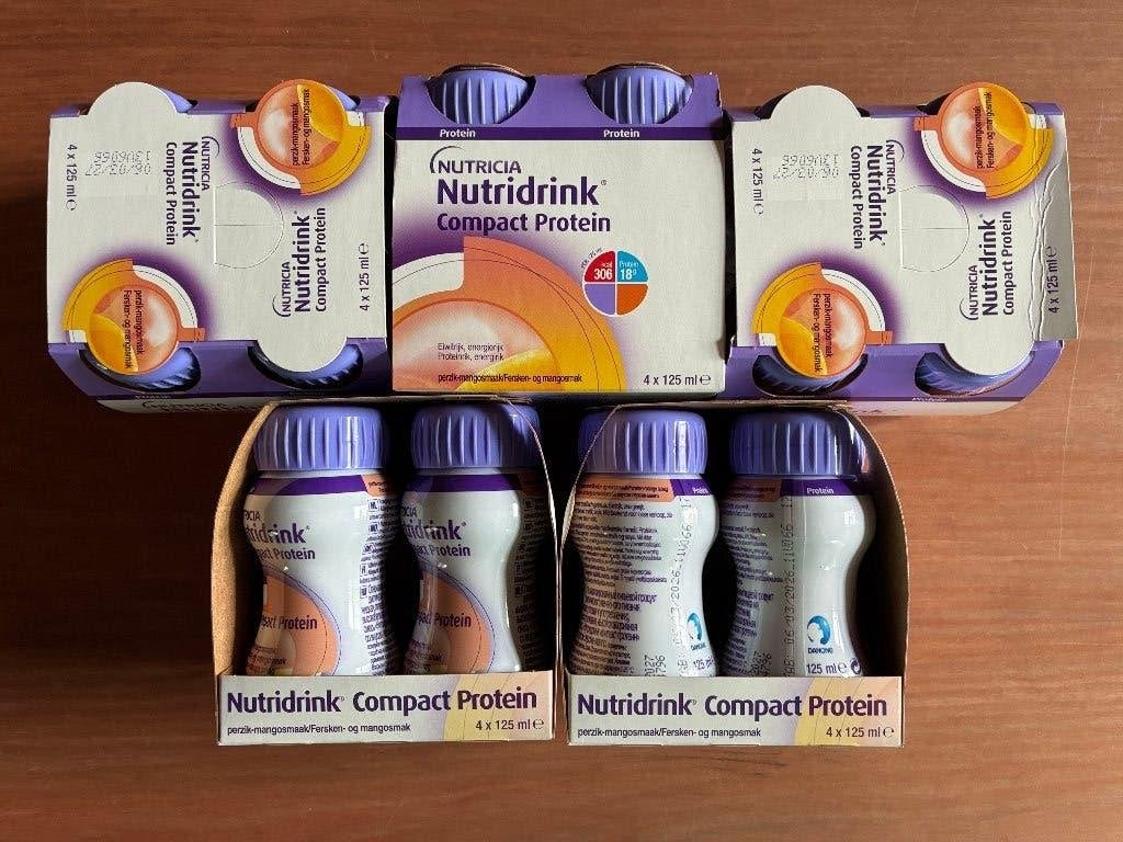 20x Nutridrink compact protein perzik-mangosmaak 125ml, Ophalen of Verzenden