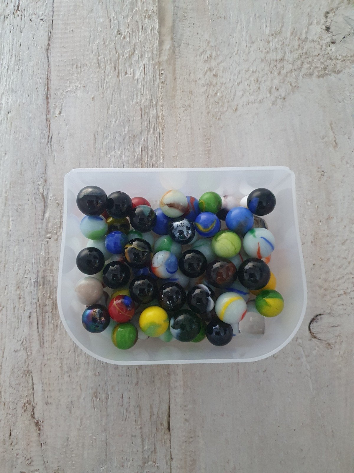 Grote verzameling knikkers in diverse kleuren, Ophalen of Verzenden, Gebruikt, Jongen of Meisje