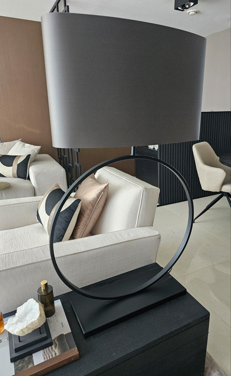 Grote ringlamp met lampenkap, Ophalen, Minder dan 50 cm