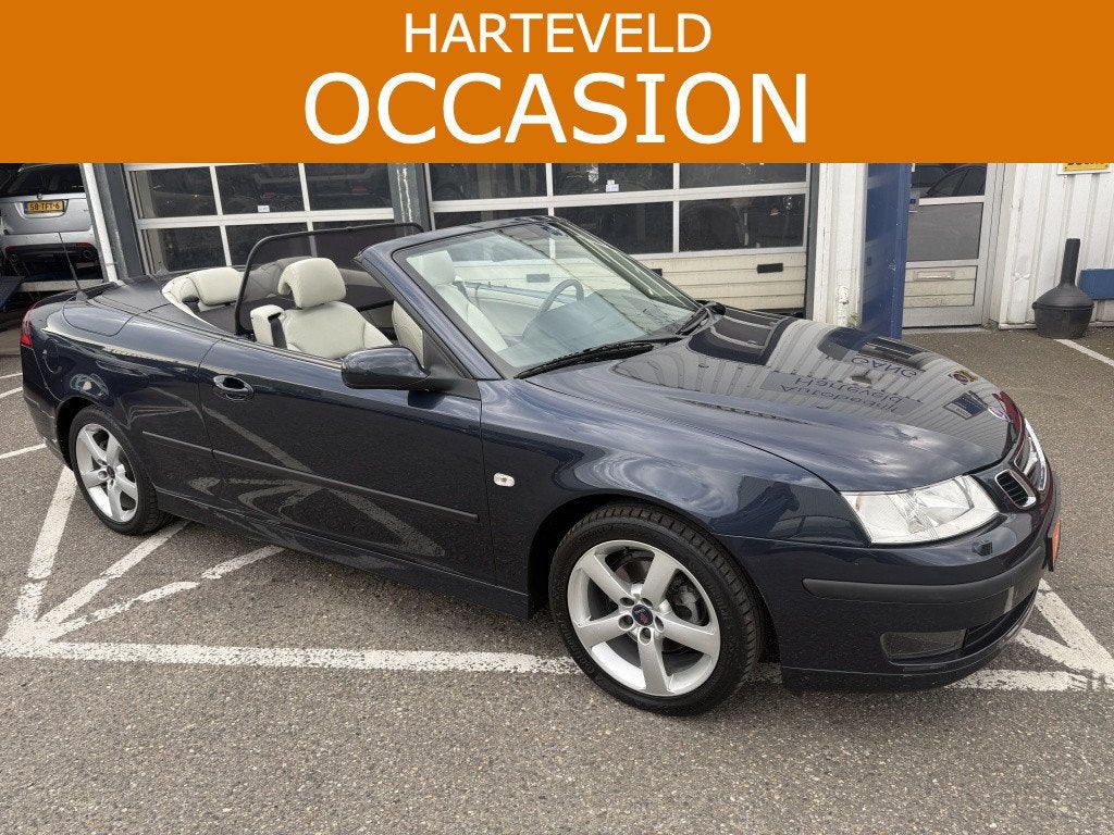 Saab 9-3 Cabrio 1.8t Vector (bj 2006, automaat), Auto's, Saab, Gebruikt, Beige, Bedrijf, 1600 kg