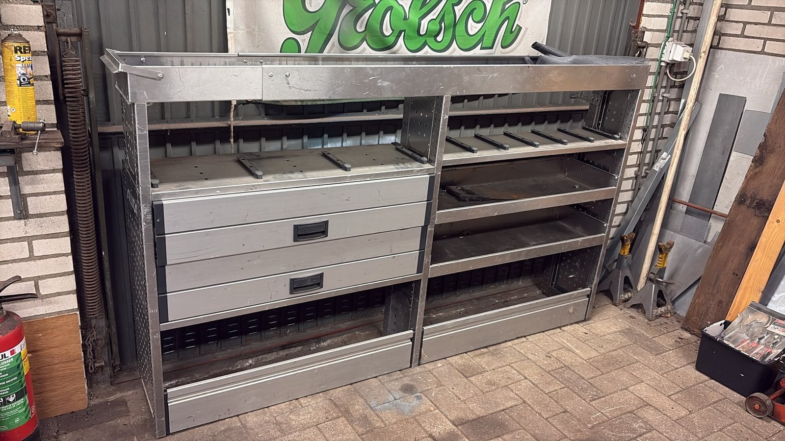 Bedrijfswagen inrichting 200x120x32, Auto diversen, Ophalen, Gebruikt