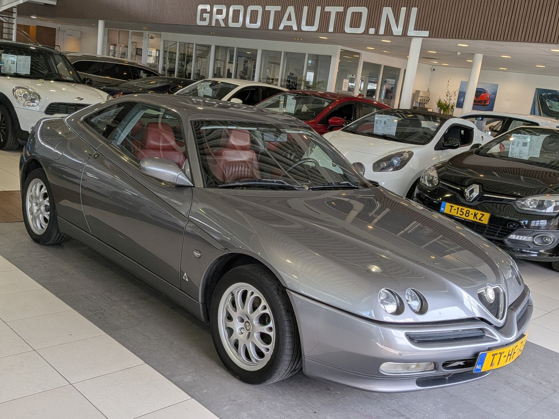 Alfa Romeo GTV 1.8-16V T.Spark Airco, Stuurbekrachtiging, Auto's, Oldtimers, Voorwielaandrijving, 145 pk, 4 stoelen, 1747 cc