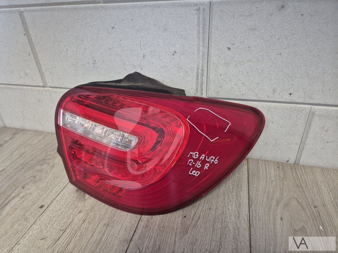 Achterlicht rechts LED Mercedes A klasse W176 2012 -2016 LED, Gebruikt, -, Ophalen of Verzenden, -