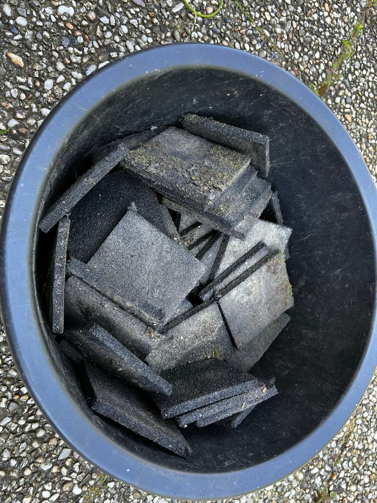 Balkontegels 30x30 cm met rubberen ondertegels gratis, Tuin en Terras, Tegels en Klinkers, Ophalen, Gebruikt, 5 tot 10 m², Beton