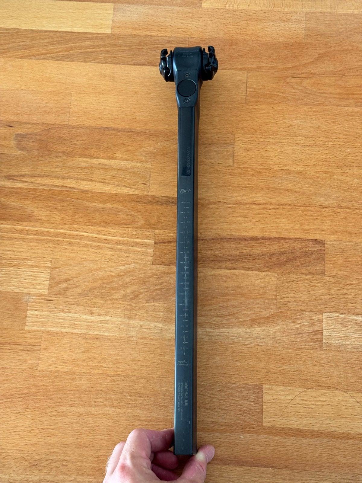 Specialized carbon zadelpen Venge (2019+), 390mm, 20mm offse, Gebruikt, Overige typen, Ophalen of Verzenden, Racefiets