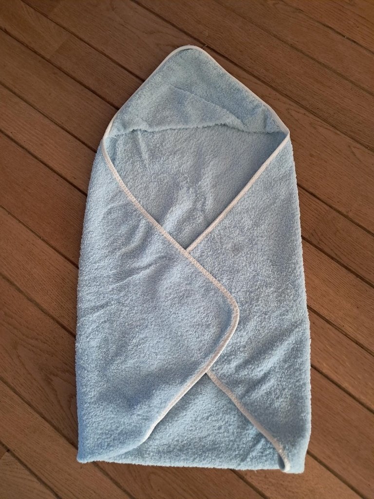 baby omslagdoek Blauw Badstof, Ophalen of Verzenden, Zo goed als nieuw, Overige typen