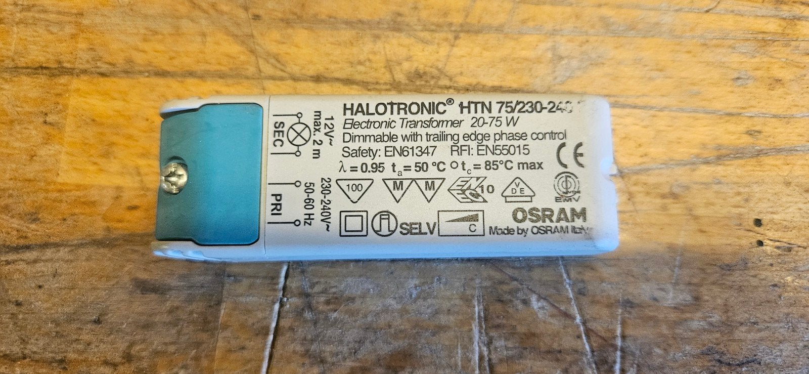 Osram Halotronic HTN 75/230-240 Omvormers (7 stuks), Ophalen of Verzenden, Gebruikt, Overige merken, Omvormer