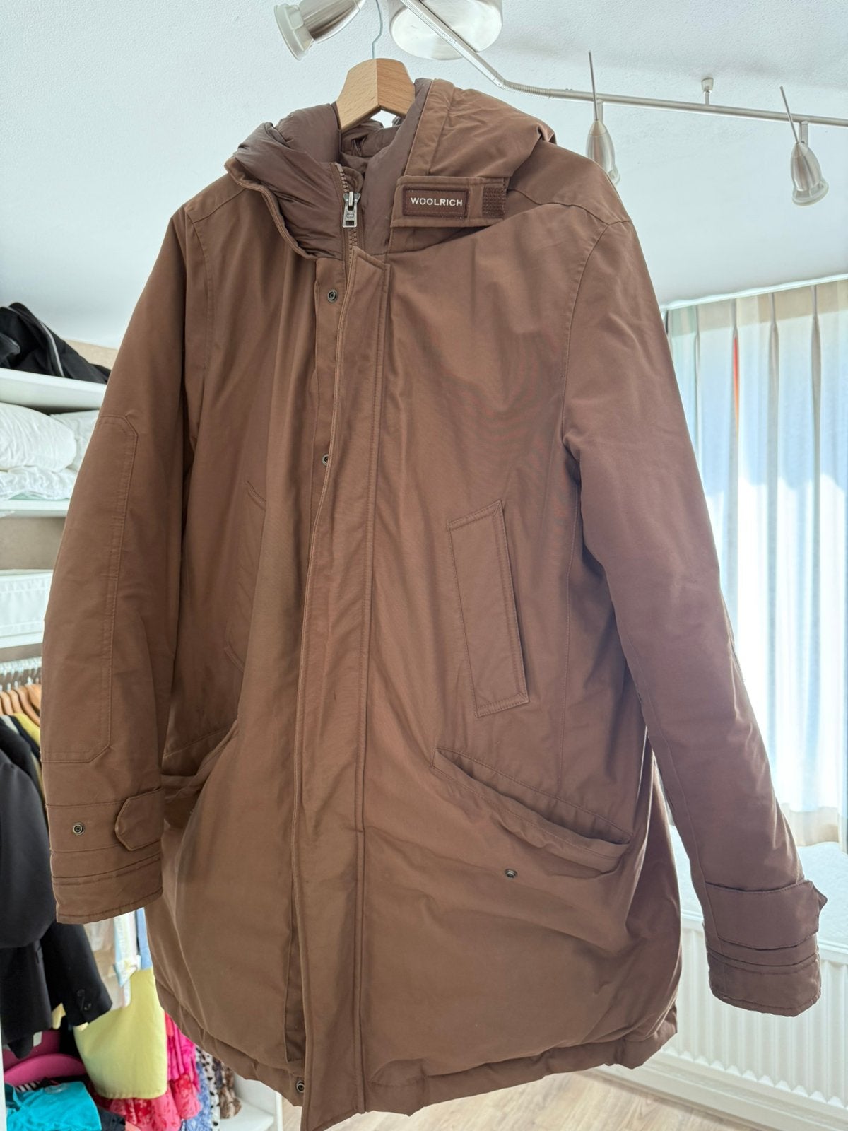Woolrich jas, Ophalen of Verzenden, Zo goed als nieuw, Zwart