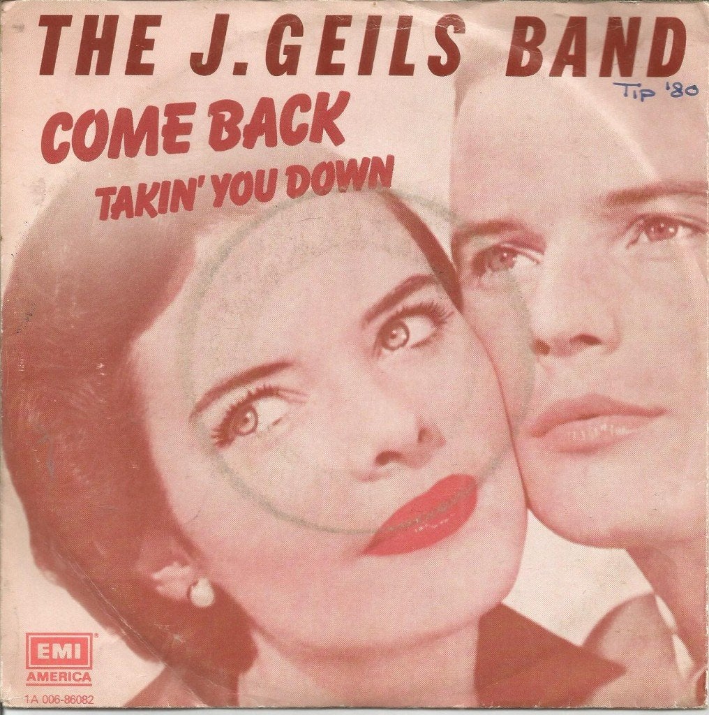 The J. Geils Band – Come Back (1980), Gebruikt, Fotohoes, 7 inch, Ophalen of Verzenden
