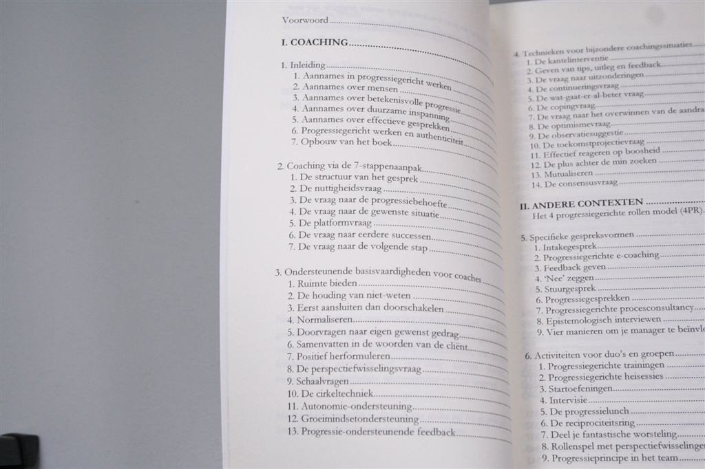 Progressiegericht Coachen — Handboek, Ophalen of Verzenden, Zo goed als nieuw