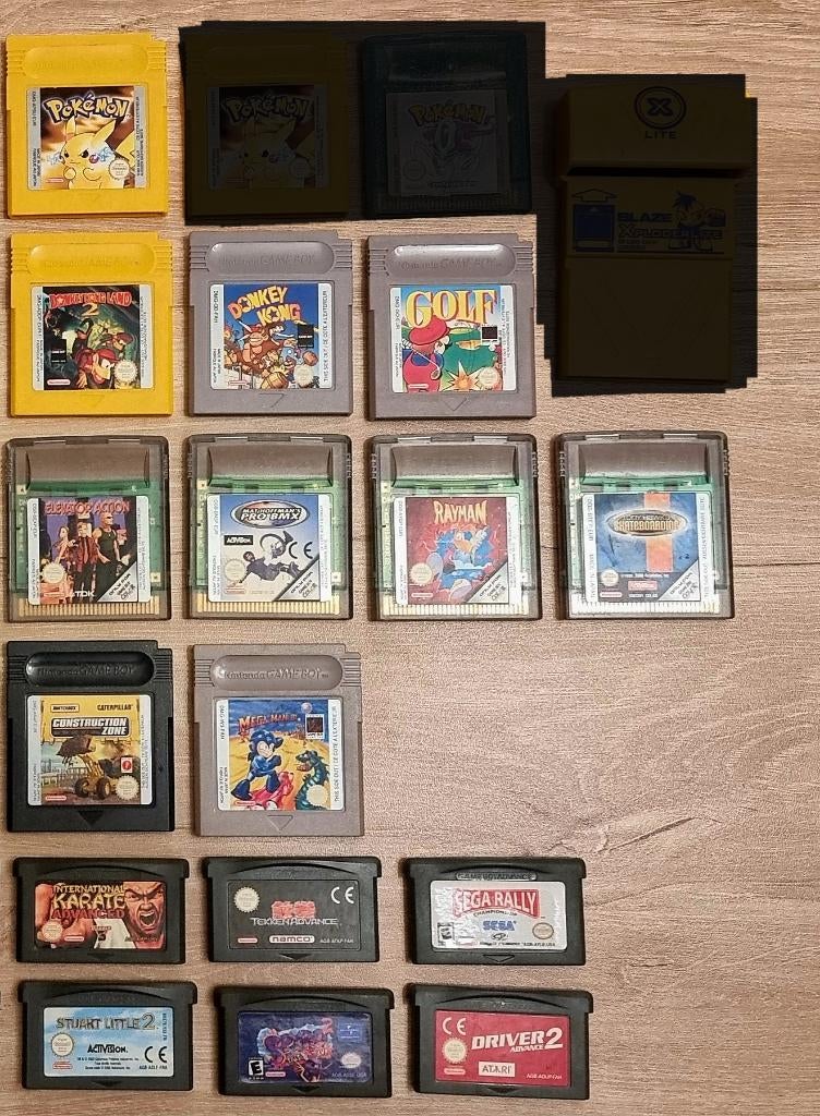 Lot GameBoy spellen, Spelcomputers en Games, Games | Nintendo Game Boy, Avontuur en Actie, 1 speler, Ophalen of Verzenden, Zo goed als nieuw
