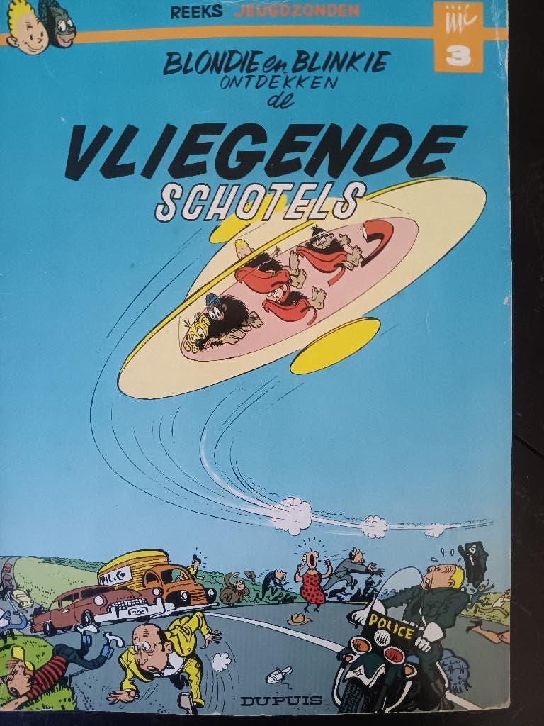 Blondie en Blinkie ontdekken de vliegende schotels (1e druk), Eén stripboek, Ophalen of Verzenden, Gelezen