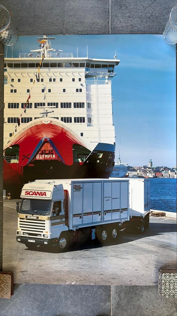 Scania poster, Ophalen, Zo goed als nieuw, A1 t/m A3