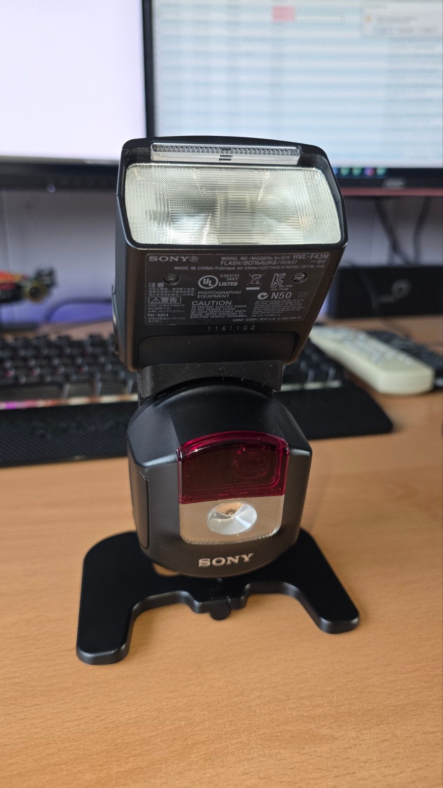 Sony HVL-F43M Externe Flitser voor Sony Camera's, Audio, Tv en Foto, Externe flitser, Ophalen of Verzenden, Zo goed als nieuw
