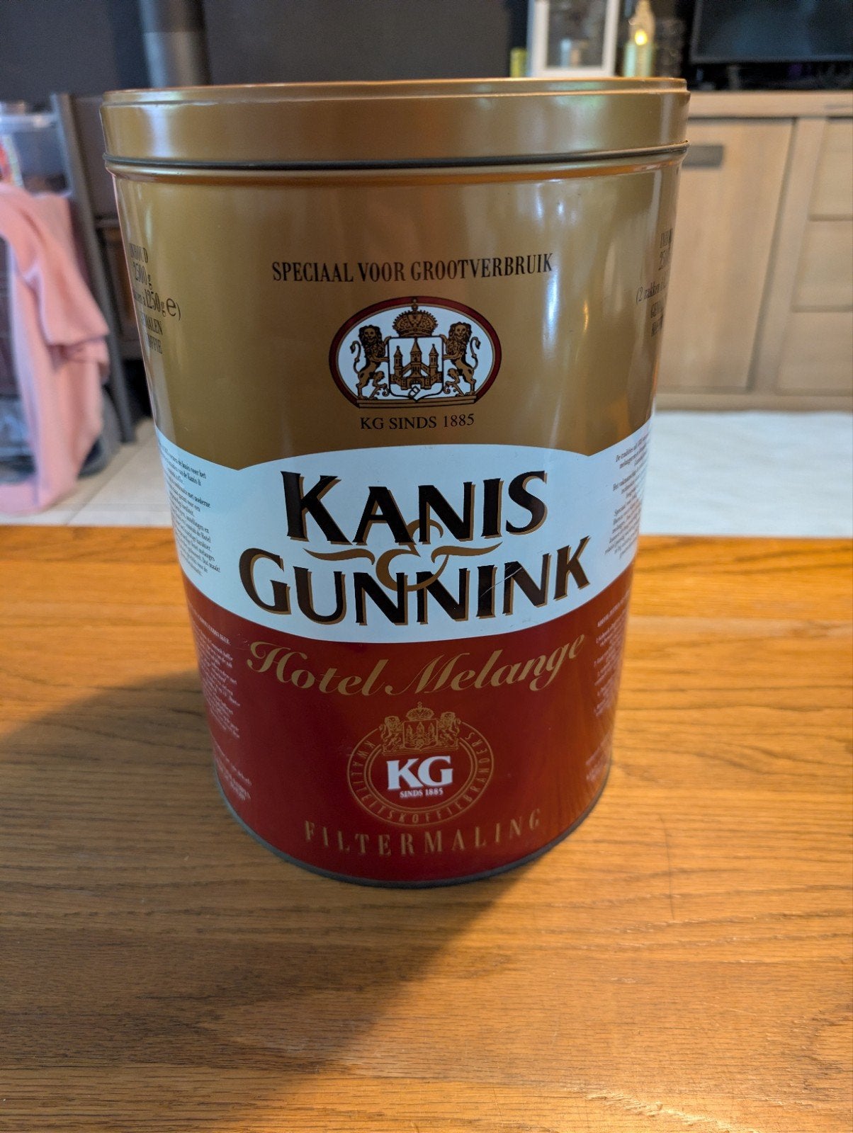 Kanis & gunnink koffie blik, Ophalen of Verzenden, Gebruikt, Koffie