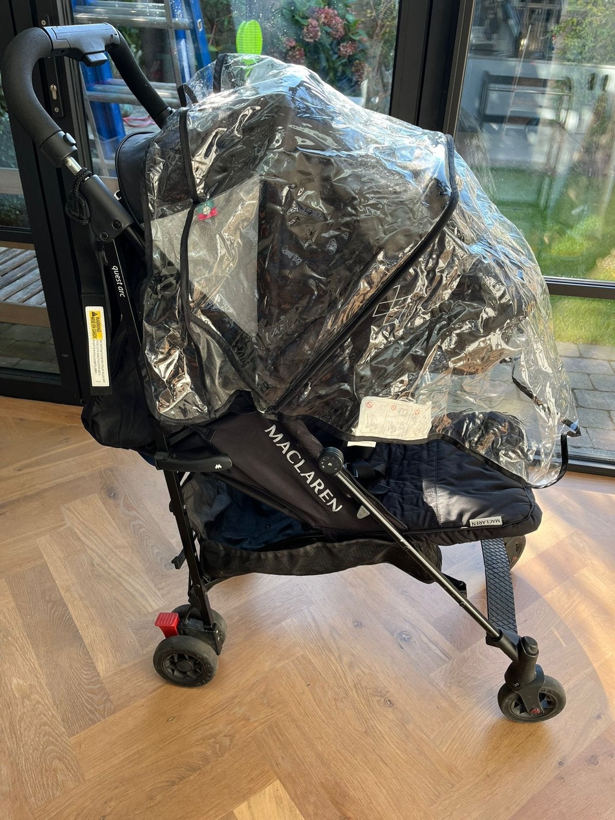 Maclaren Quest Arc Buggy - Goede  staat met regenhoes, Ophalen, Gebruikt, Maclaren, Regenhoes