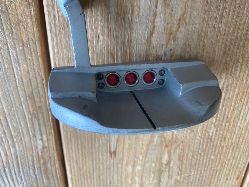 Fijne mallet putter met Scotty Cameron / Titleist headcover, Sport en Fitness, Golf, Ophalen of Verzenden, Gebruikt, Club