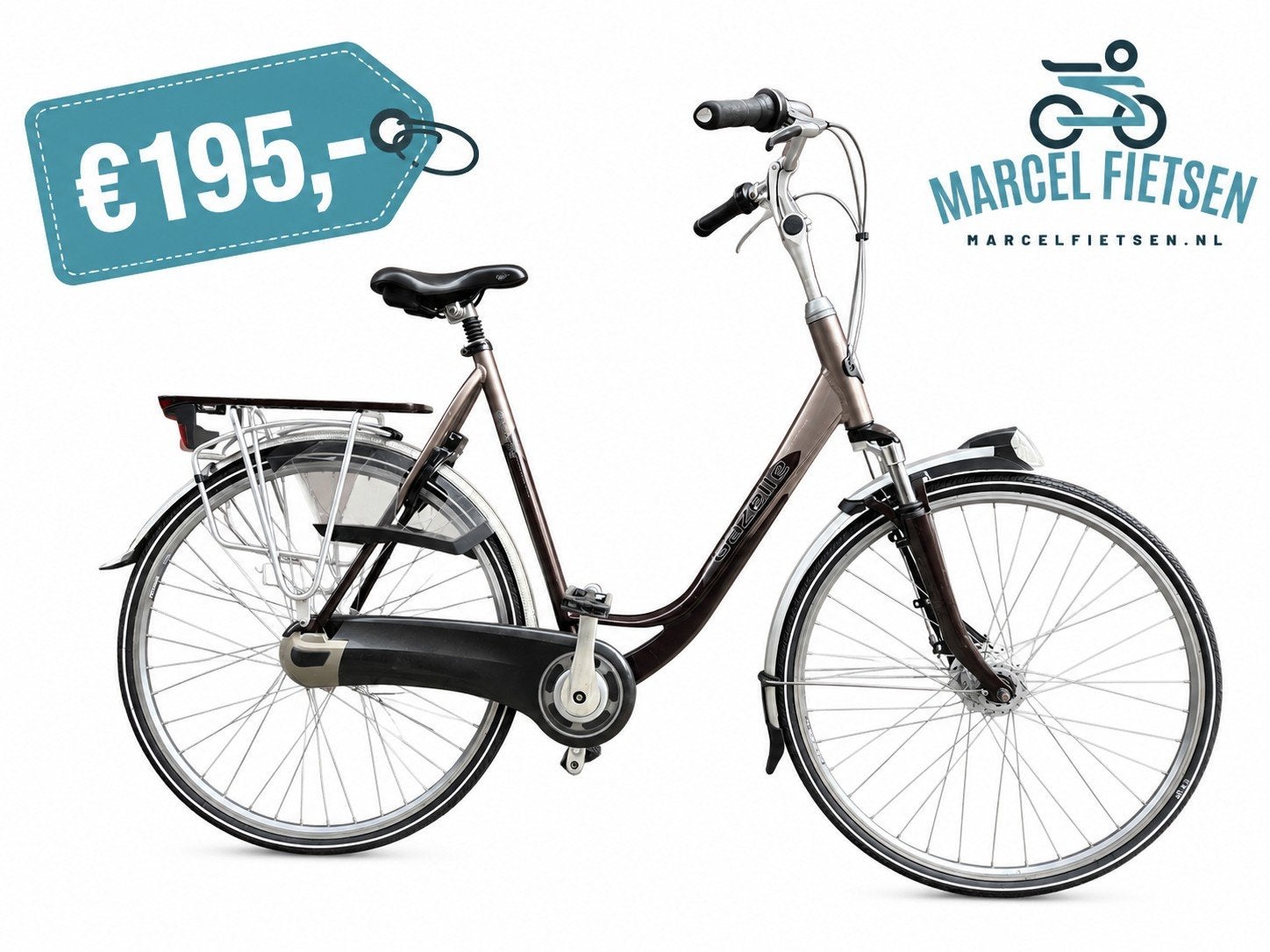Gazelle Orange Xtra damesfiets. Fiets met 8 versnellingen, Ophalen, Versnellingen, Marcel Fietsen, 56 cm of meer