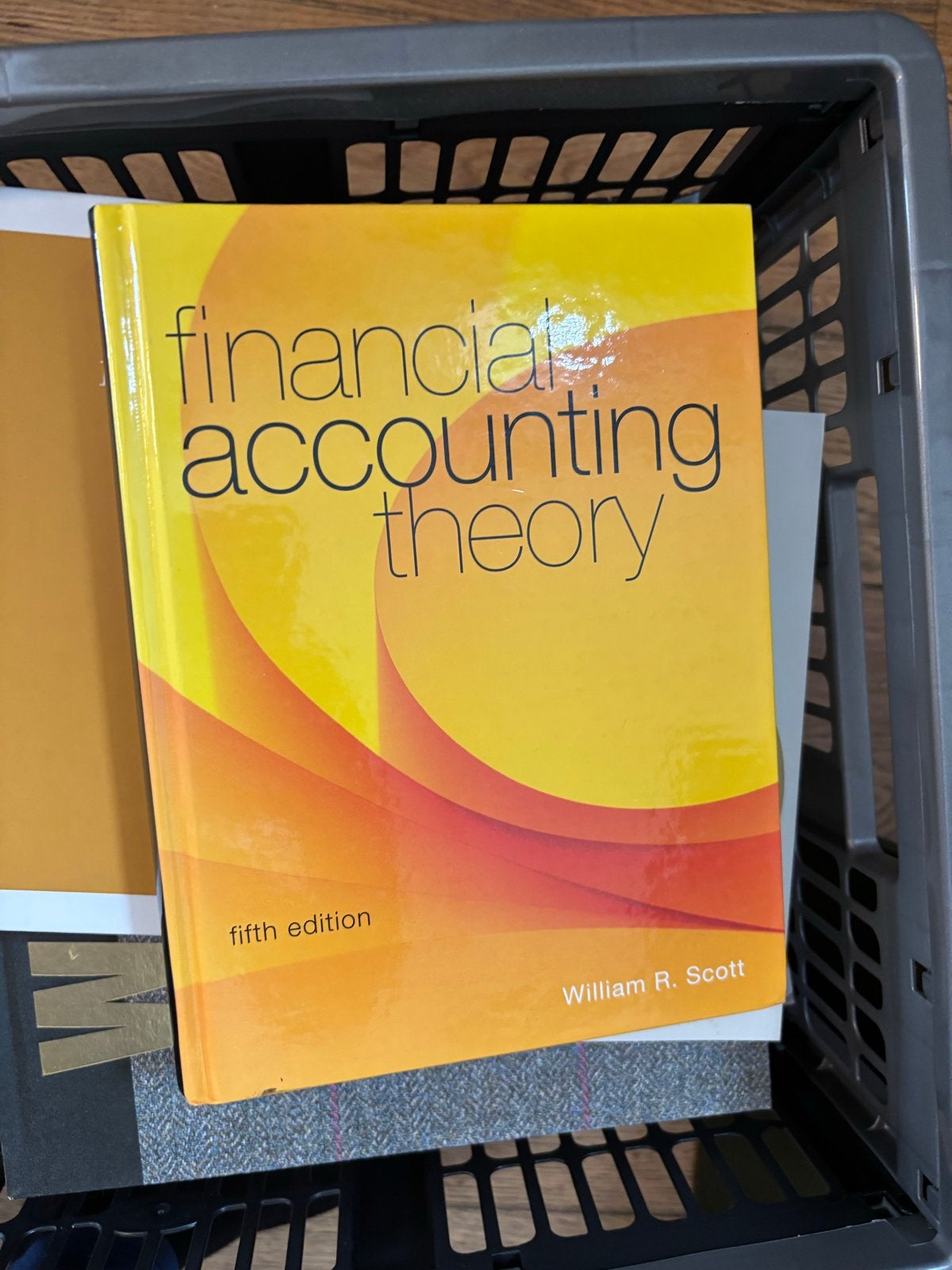 Financial Accounting Theory - William R. Scott (5e), Ophalen of Verzenden, Gamma, Zo goed als nieuw, HBO
