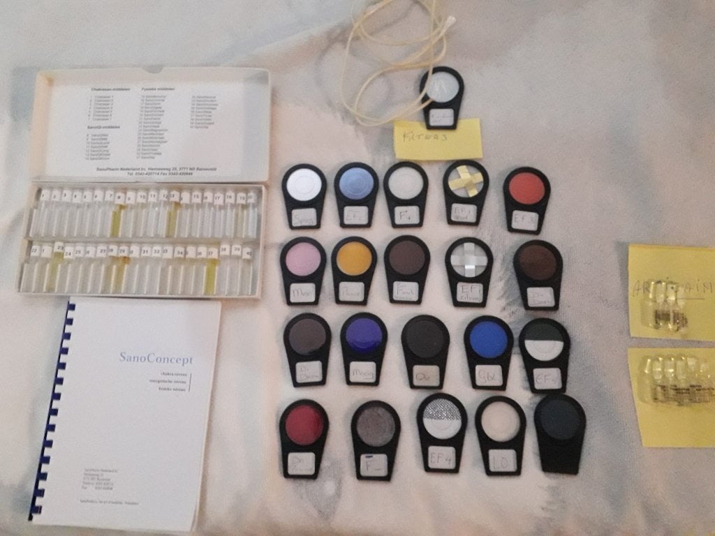 Sanopharm SanoConcept testkit met filters en middelen, Ophalen, Kruiden en Alternatief, Zo goed als nieuw, Sanopharm Nederland bv