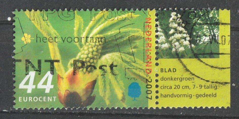33 T-- 2494 Bomen 2007 Blad, Verzenden, Na 1940, Gestempeld