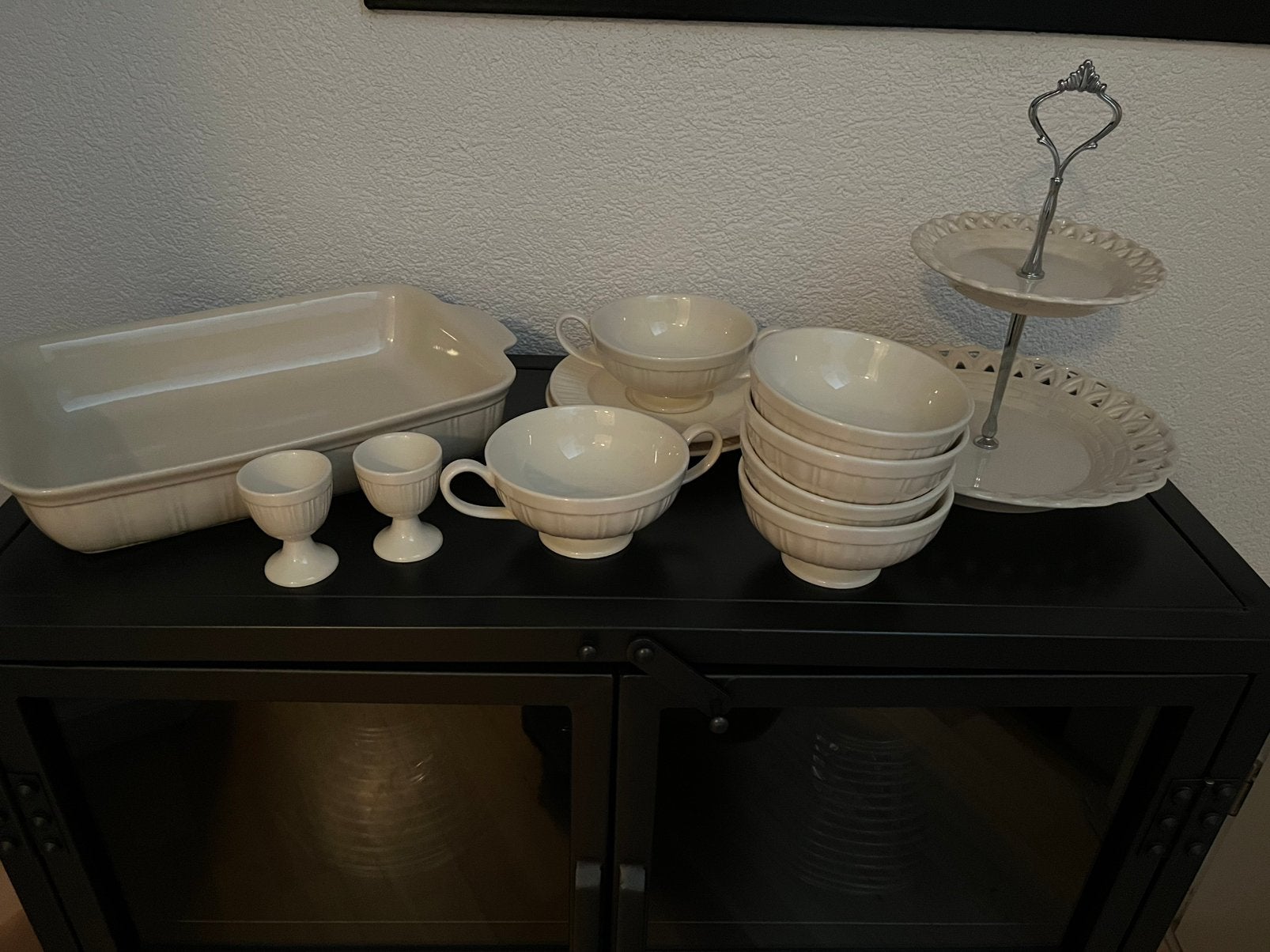 Queens garden servies alles op de foto voor €15, Ophalen, Nieuw, Porselein, Overige stijlen