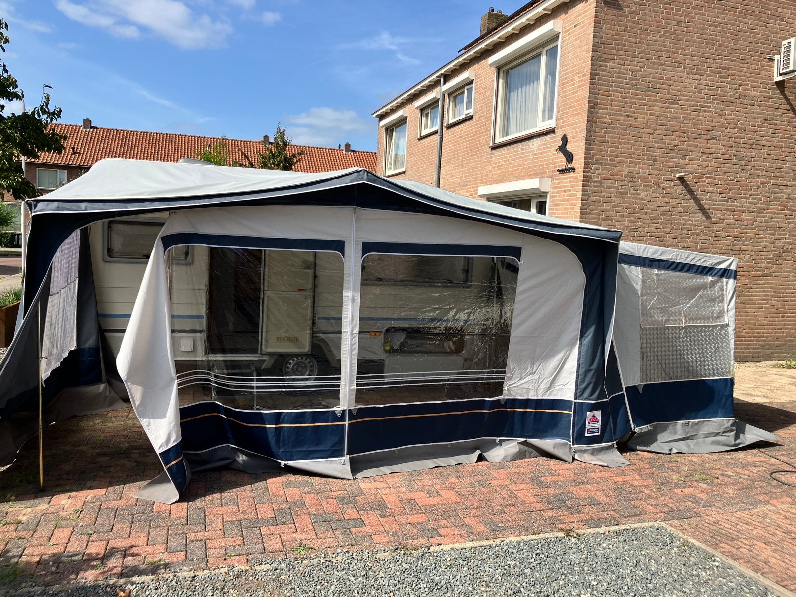 Te koop voortent omloopmaat 10, Caravans en Kamperen, Ophalen, Gebruikt, Dorema