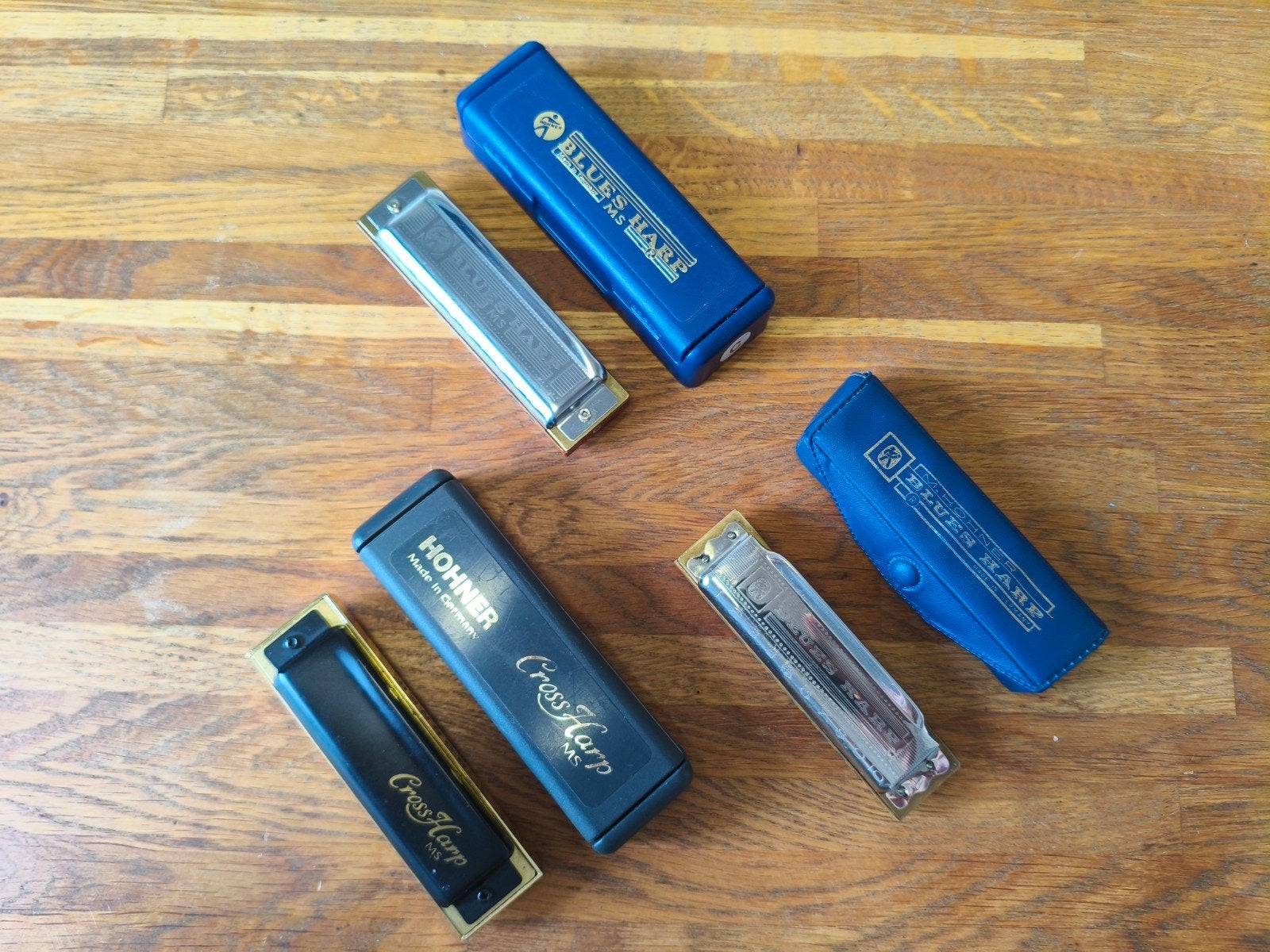 Hohner mondharmonica, Ophalen of Verzenden, Gebruikt, Diatonisch, Met koffer of doosje