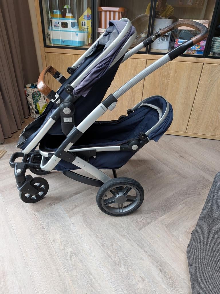 Joolz Geo2 DUO kinderwagen parrot blue, Overige merken, Gebruikt, Ophalen of Verzenden, Combiwagen