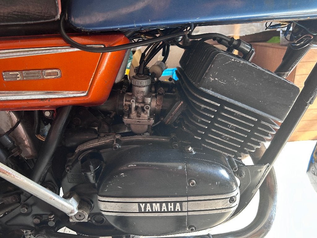 Yamaha rd250 motorblok, Ophalen, Gebruikt