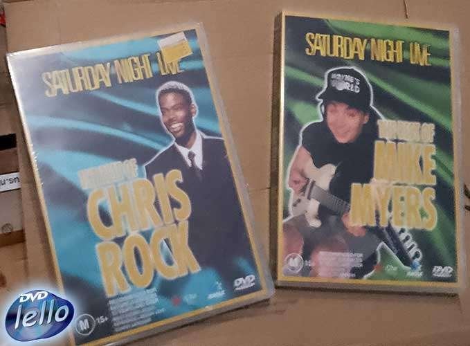 Best of SNL: Chris Rock & Mike Myers, AU, niet NLO, Vanaf 9 jaar, Ophalen of Verzenden, Zo goed als nieuw, Komedie