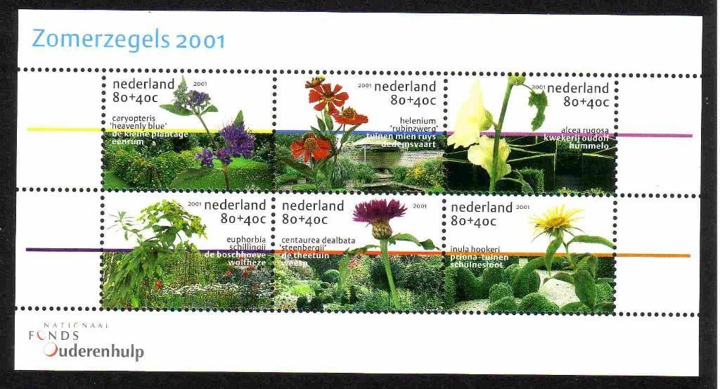 Nederland 2001 1973 Zomer-blok, Postfris, Ophalen of Verzenden, Na 1940, Postfris
