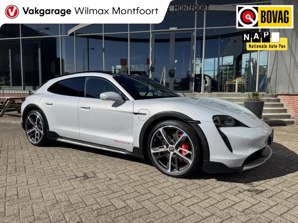 Porsche Taycan Cross Turismo 4 S 93 kWh 572 PK|Btw Auto!|IJs, Auto's, Porsche, Automaat, Leder en Stof, 93 kWh, Vierwielaandrijving