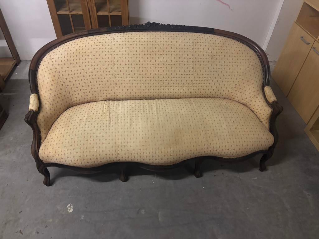 Antiek bankje, Antiek en Kunst, Antiek | Meubels | Stoelen en Banken, Ophalen