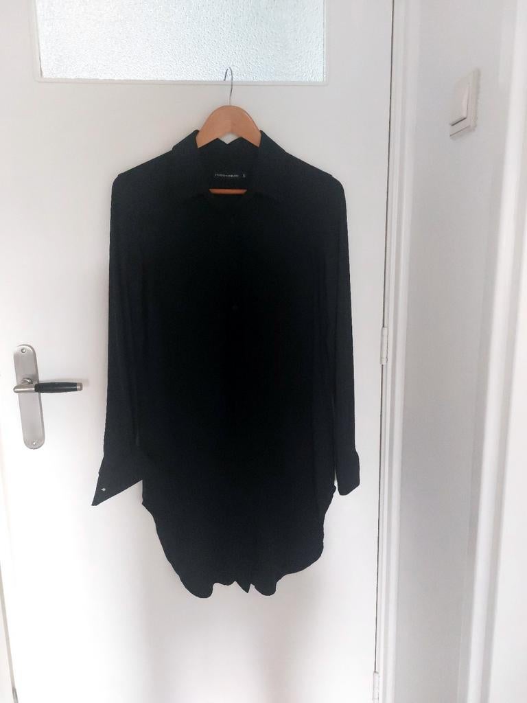 Studio Anneloes lange travelstof blouse donkerblauw S, Studio Anneloes, Blauw, Ophalen of Verzenden, Zo goed als nieuw