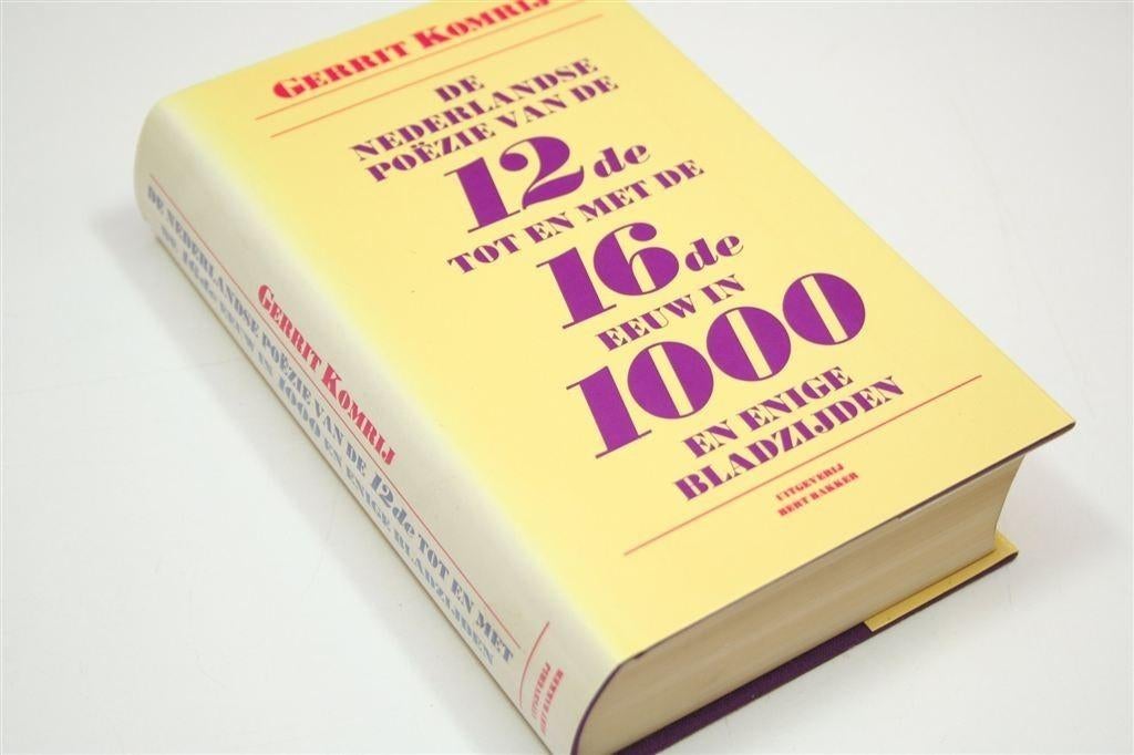 Nederlandse Poëzie 12e-16e Eeuw — Bloemlezing Komrij 1994, Ophalen of Verzenden, Gelezen, Meerdere auteurs