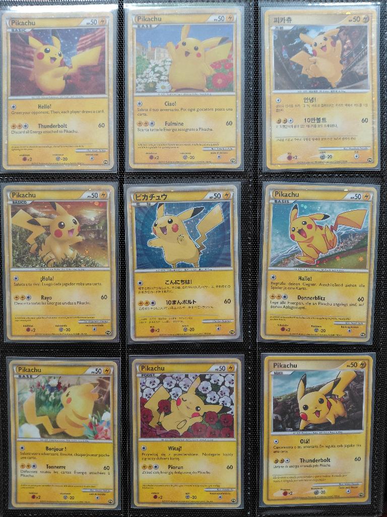 Pikachu World Collection 2010 Japanse Versie Blauw MINT, Hobby en Vrije tijd, Verzamelkaartspellen | Pokémon, Ophalen, Zo goed als nieuw