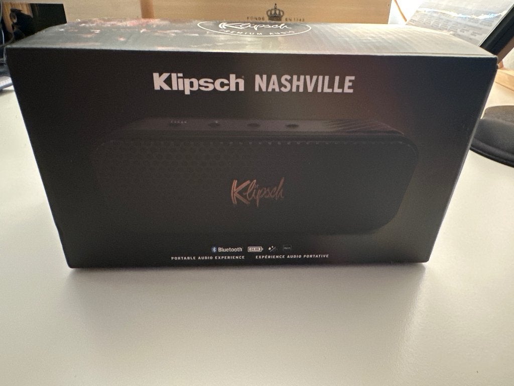 Klipsch Nashville Bluetooth Speaker - Nieuw in doos, Overige merken, Verzenden, Nieuw, Draagbare speaker
