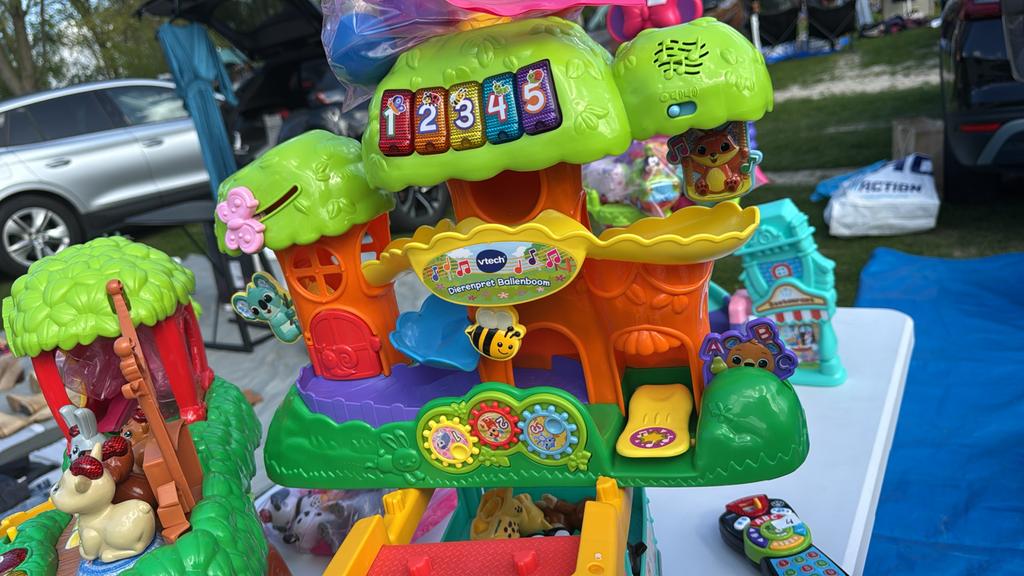Vtech Dierenpret Ballenboom met geluid en muziek, Kinderen en Baby's, Speelgoed | Vtech, Ophalen, Gebruikt, 6 maanden tot 2 jaar