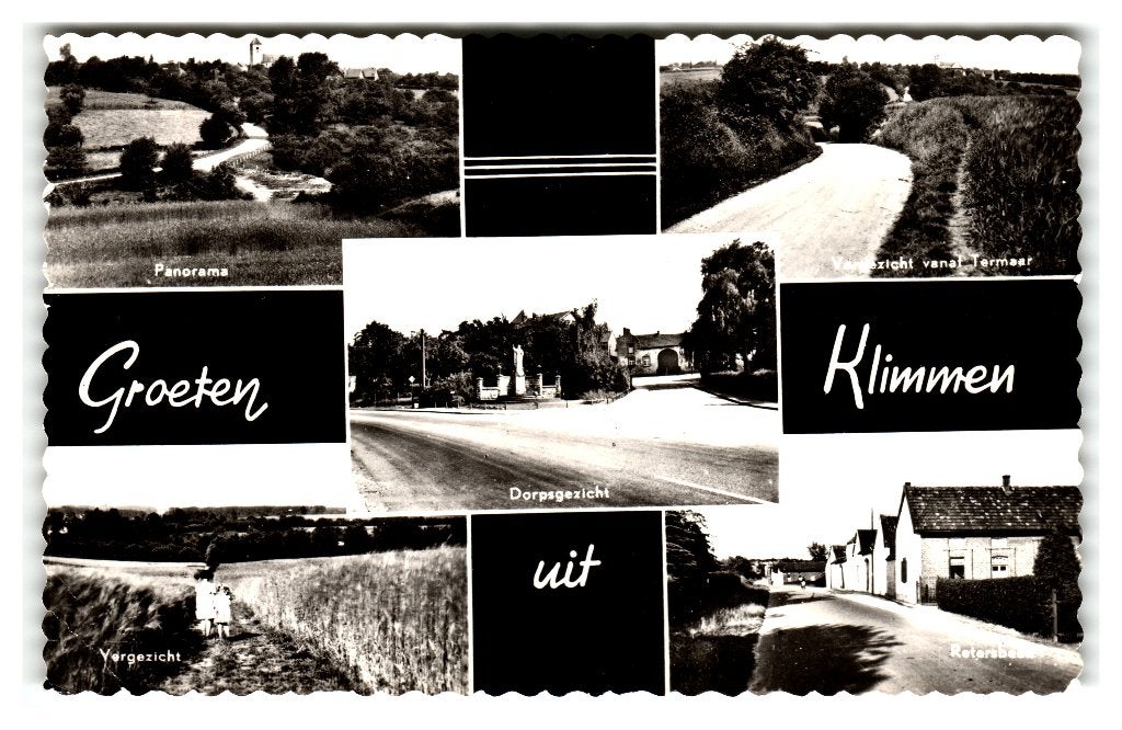 Klimmen, Groeten uit Klimmen. Opruimingskaart, Verzenden, 1960 tot 1980, Gelopen, Limburg