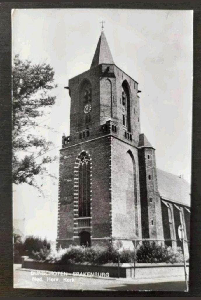 Bunschoten Spakenburg - Hervormde Kerk (Catharinakerk), Ophalen of Verzenden, 1960 tot 1980, Ongelopen, Utrecht